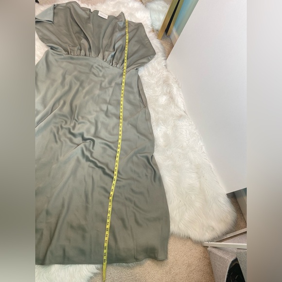 BHLDN Olive Green Wedding Dress - Picture 11 of 15